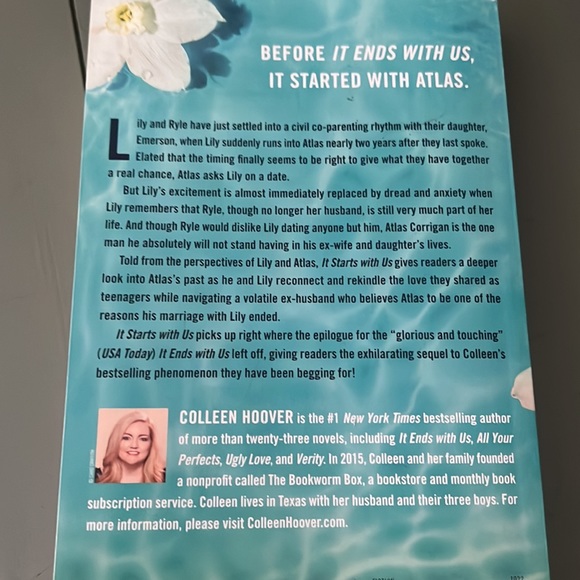 It starts with us paperback - Picture 2 of 4